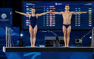 Байло та Середа принесли Україні перше «золото» Євро-2026 зі стрибків у воду