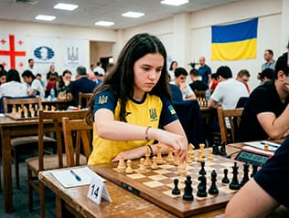 16-річна Анастасія Гнатишин — чемпіонка Європи з шахів