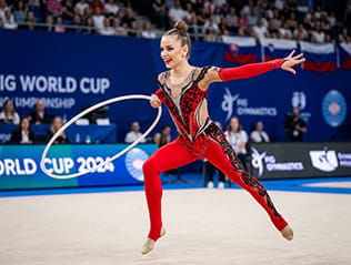 Таїсія Онофрійчук стала володаркою Кубка світу-2026 з художньої гімнастики у вправах з обручем