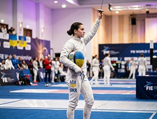 Ольга Сопіт здобула історичне золото для України на чемпіонаті Європи з фехтування