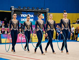 Збірна України виборола бронзову медаль на етапі Кубка світу з художньої гімнастики в Мілані
